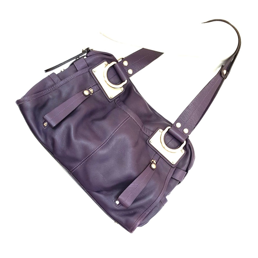 Makowsky Plush Purple Handbag